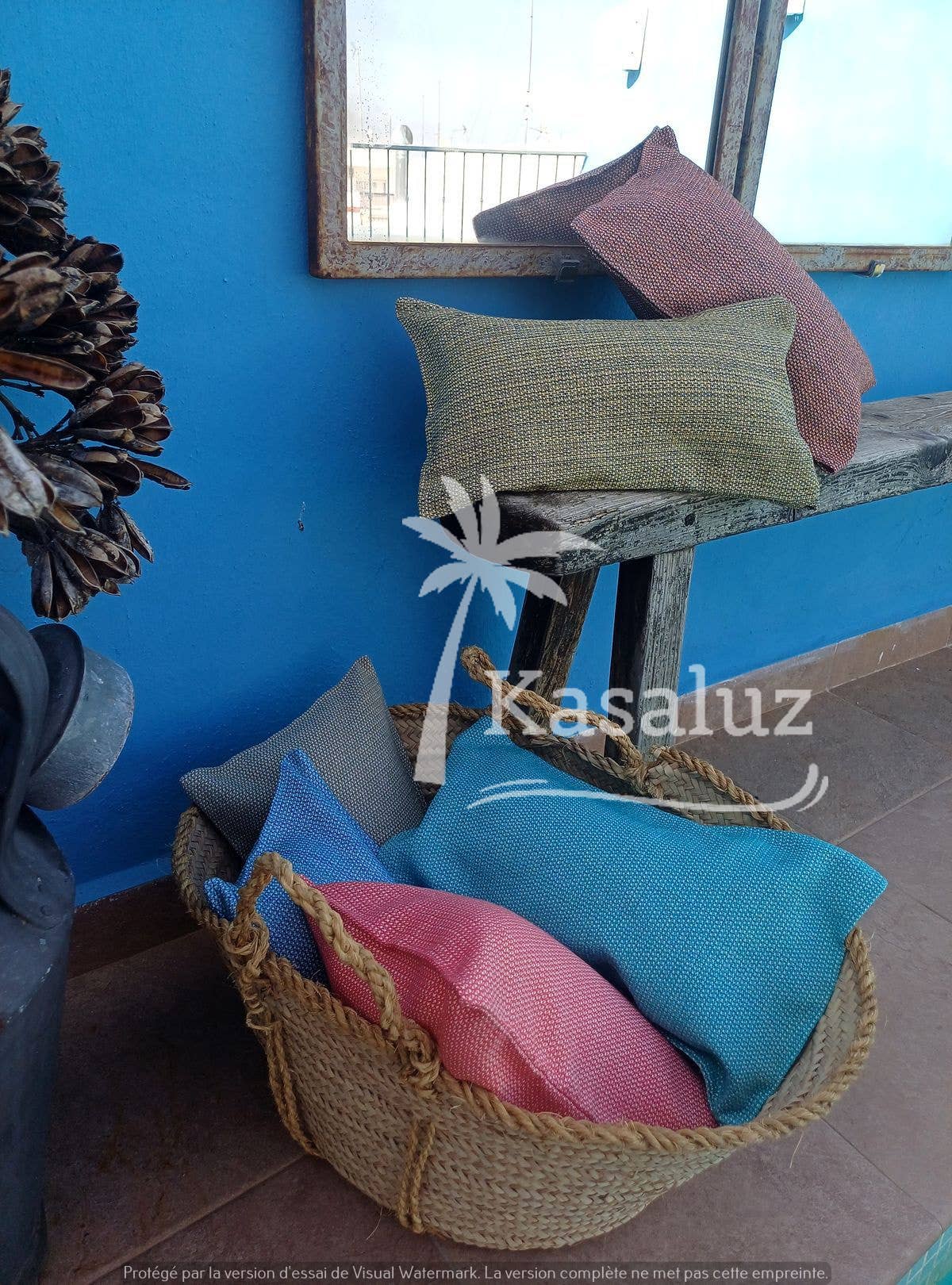 Coussin de plage gonflable Bohémia Corail