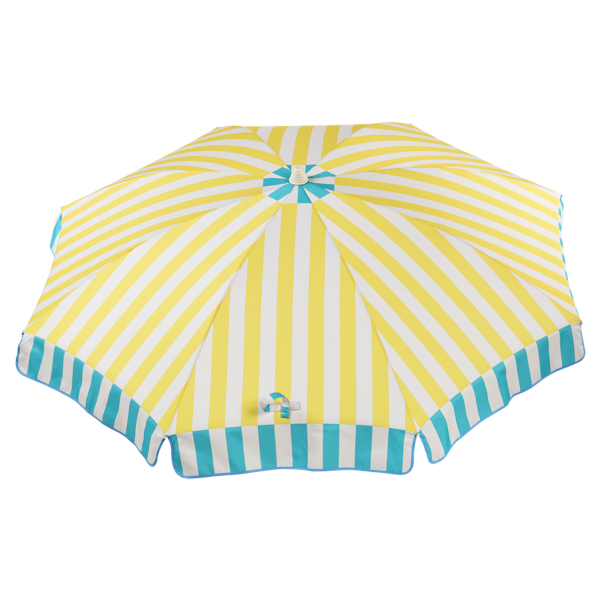 EZPELETA Parasol à rayures pour la plage ou le jardin.